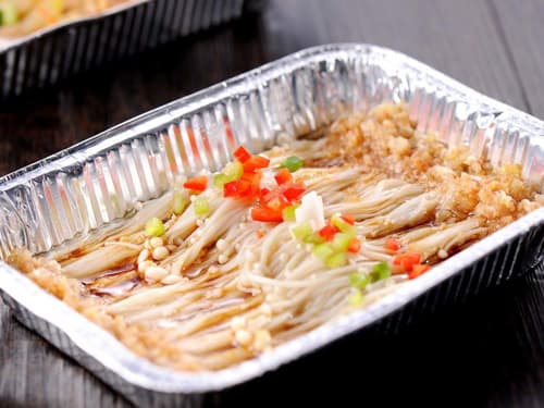 武昌锡纸烤金针菇
